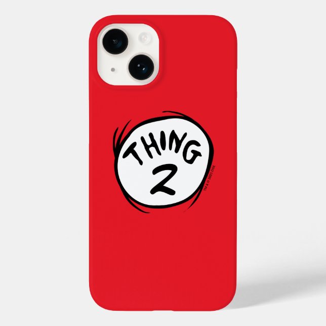 Dr. Seuss | Custom Thing One Thing Two Case-Mate iPhone Case (Back)