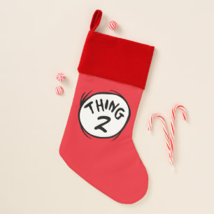 Dr. Seuss   Custom Thing One Thing Two Christmas Stocking