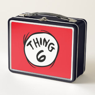 Dr. Seuss   Custom Thing One Thing Two Metal Lunch Box