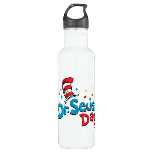 Dr Seuss Day  Confetti Stainless Steel Water Bottle