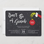 Dr. Seuss | Don't Be a Grinch Christmas Party<br><div class="desc">Invite all your family and friends to your Holiday Party this year with these cute Dr. Seuss chalkboard invites. Personalize by adding all your party details.</div>