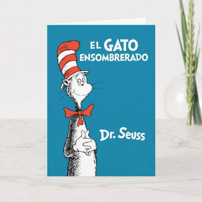 Dr. Seuss El Gato Ensombrerado Spanish Card (Front)