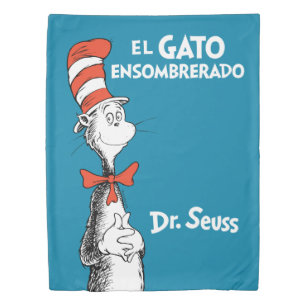 Dr. Seuss El Gato Ensombrerado Spanish Duvet Cover