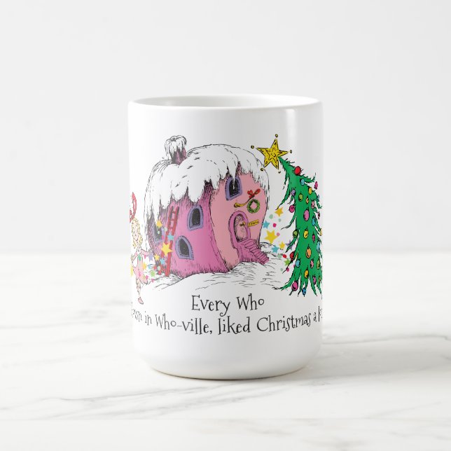 Dr. Seuss | Every Who in Who-ville, liked Christma Coffee Mug (Center)