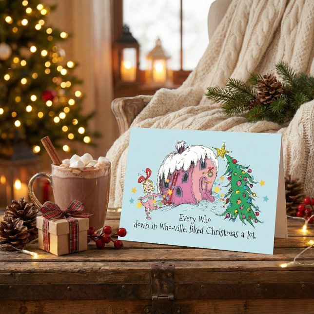 Dr. Seuss | Every Who in Who-ville, liked Christma Holiday Card (Creator Uploaded)