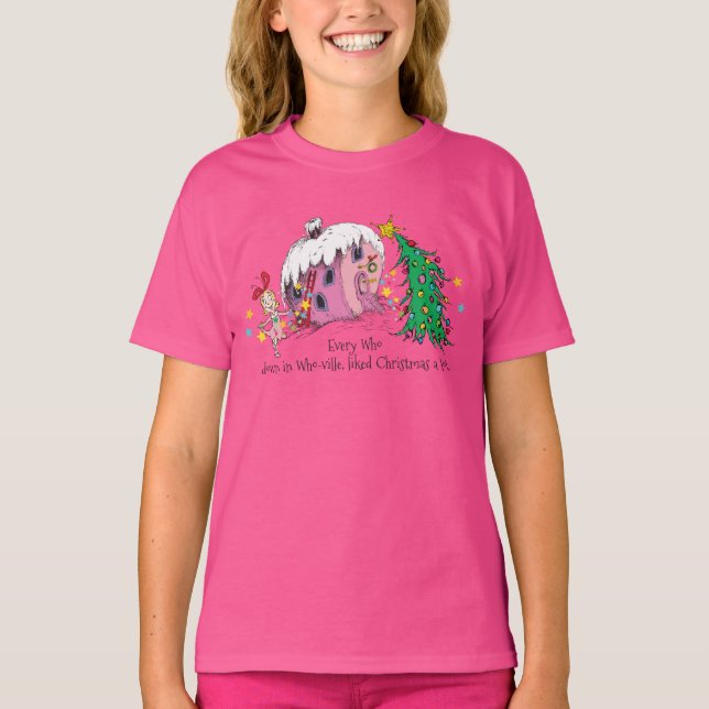 Dr. Seuss | Every Who in Who-ville, liked Christma T-Shirt (Front)