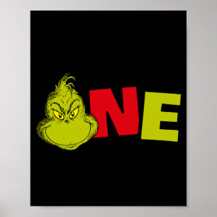 Dr Seuss First Birthday One Baby Poster