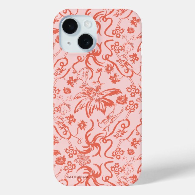 Dr. Seuss | Floral Mother's Day Pattern Case-Mate iPhone Case (Back)