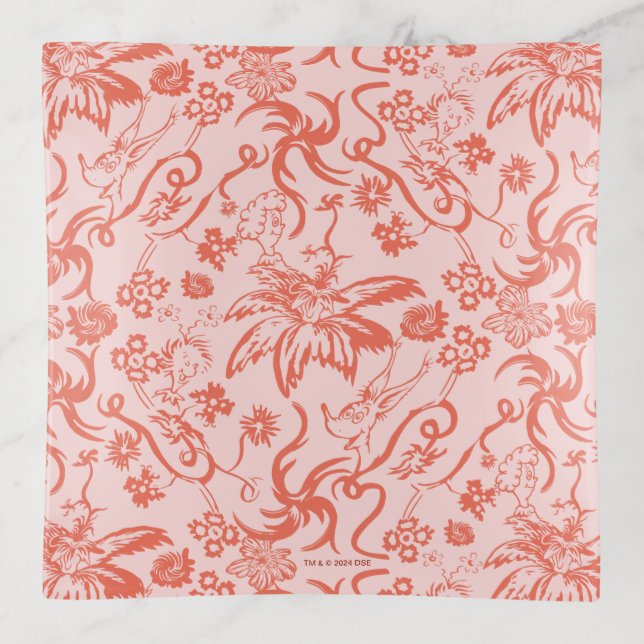 Dr. Seuss | Floral Mother's Day Pattern Trinket Tray (Front)