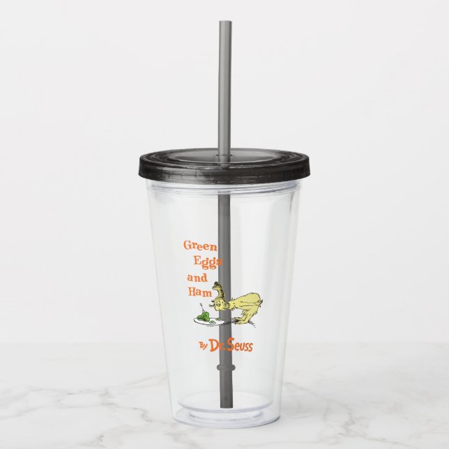 Dr. Seuss | Green Eggs and Ham Acrylic Tumbler (Front)