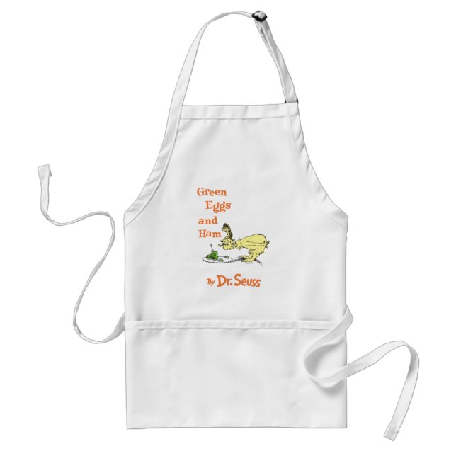 Dr. Seuss | Green Eggs and Ham Adult Apron (Front)