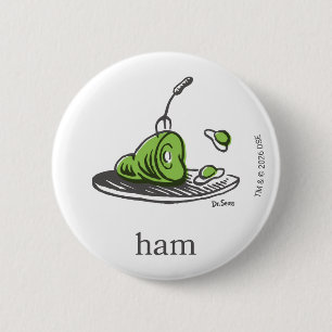 Dr. Seuss   Green Eggs and Ham Button