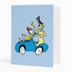 Dr. Seuss Green Eggs and Ham Characters in Car Mini Binder