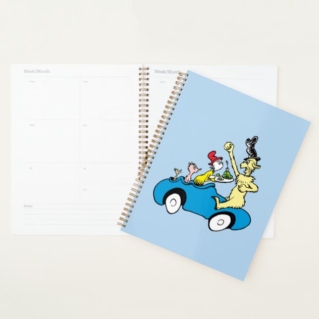 Dr. Seuss Green Eggs and Ham Characters in Car Planner (Display)