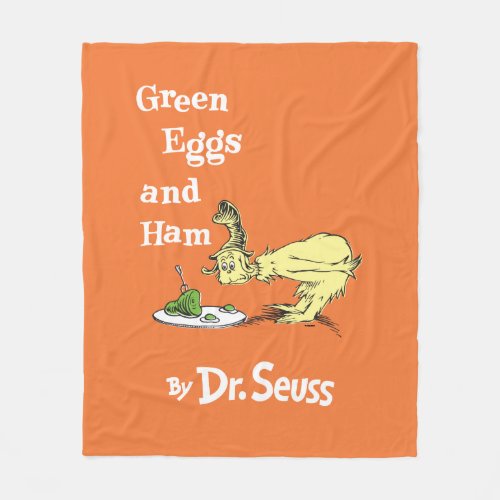 Dr Seuss  Green Eggs and Ham Fleece Blanket