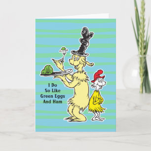 Dr. Seuss   Green Eggs and Ham   Friend & Sam-I-Am Card