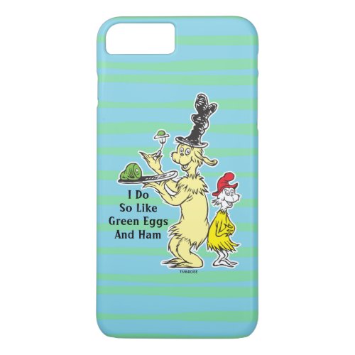 Dr Seuss  Green Eggs and Ham  Friend  Sam_I_Am iPhone 8 Plus7 Plus Case