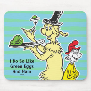 Dr. Seuss Green Eggs and Ham Friend & Sam-I-Am Mouse Pad