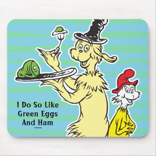 Dr Seuss  Green Eggs and Ham  Friend  Sam_I_Am Mouse Pad