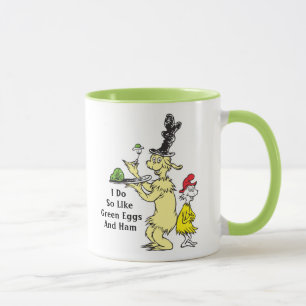 Dr. Seuss Green Eggs and Ham Friend & Sam-I-Am Mug