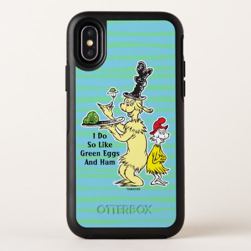 Dr Seuss  Green Eggs and Ham  Friend  Sam_I_Am OtterBox Symmetry iPhone X Case
