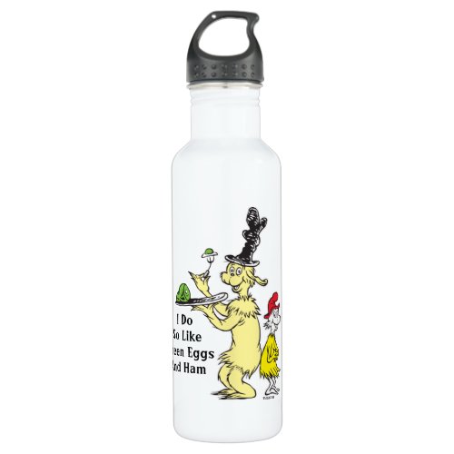 Dr Seuss  Green Eggs and Ham  Friend  Sam_I_Am Stainless Steel Water Bottle
