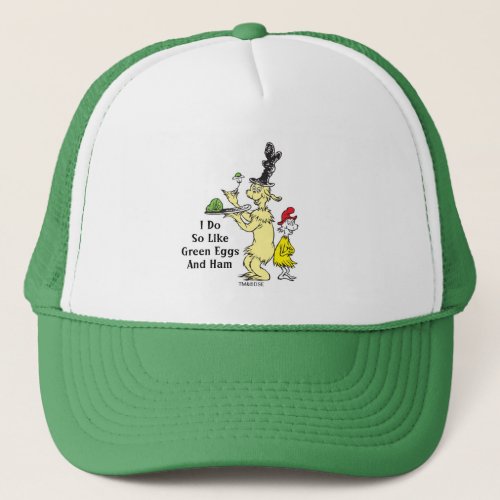 Dr Seuss  Green Eggs and Ham  Friend  Sam_I_Am Trucker Hat