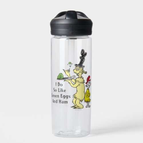 Dr Seuss  Green Eggs and Ham  Friend  Sam_I_Am Water Bottle