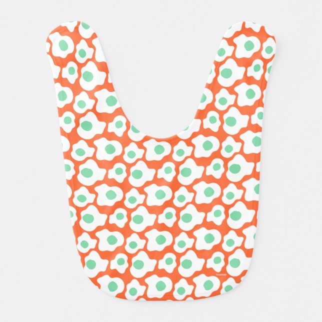 Dr. Seuss | Green Eggs and Ham Icon Baby Bib (Front)