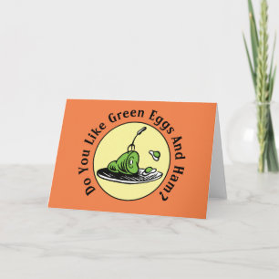 Dr. Seuss   Green Eggs and Ham Icon Card