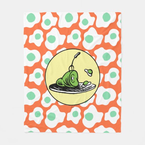 Dr Seuss  Green Eggs and Ham Icon Fleece Blanket