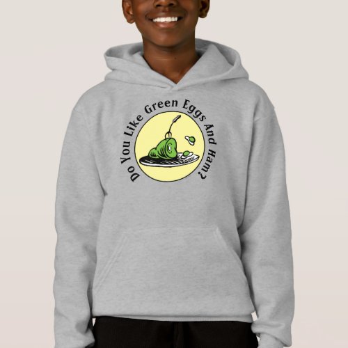 Dr Seuss  Green Eggs and Ham Icon Hoodie