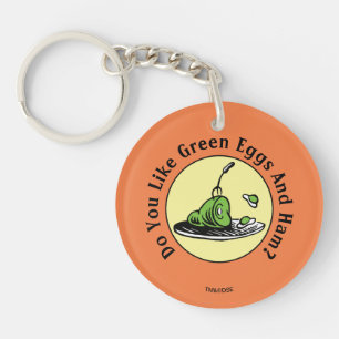 Dr. Seuss   Green Eggs and Ham Icon Keychain