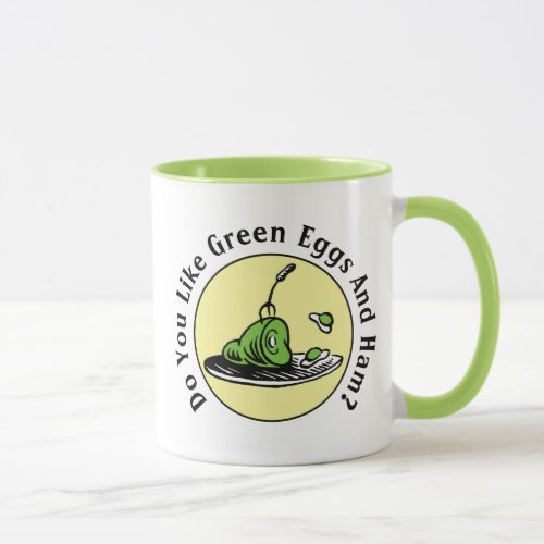 Dr Seuss  Green Eggs and Ham Icon Mug