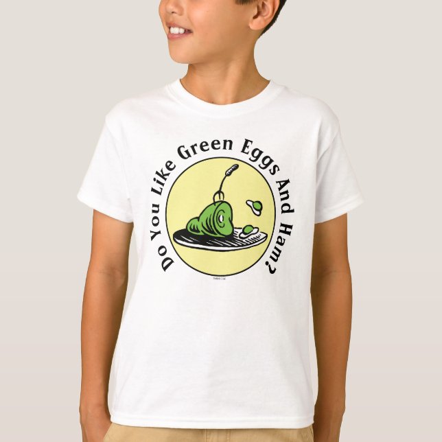 Dr. Seuss | Green Eggs and Ham Icon T-Shirt (Front)