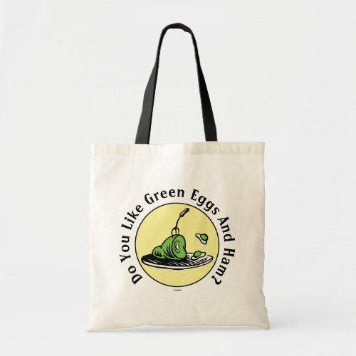 Dr Seuss  Green Eggs and Ham Icon Tote Bag