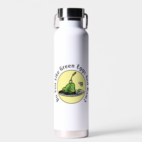 Dr Seuss  Green Eggs and Ham Icon Water Bottle