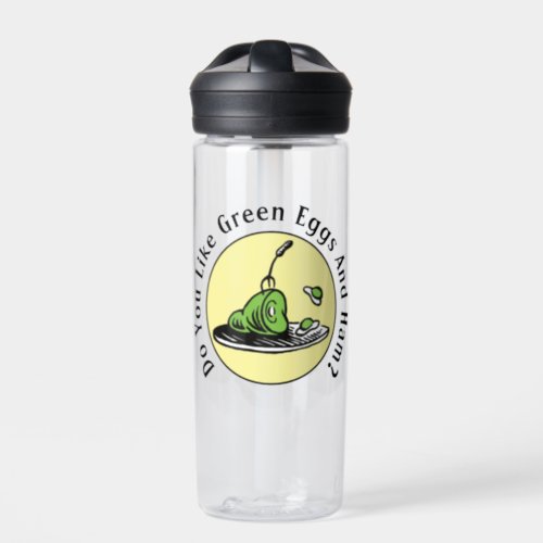 Dr Seuss  Green Eggs and Ham Icon Water Bottle