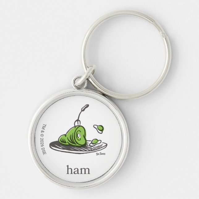 Dr. Seuss | Green Eggs and Ham Keychain (Front)