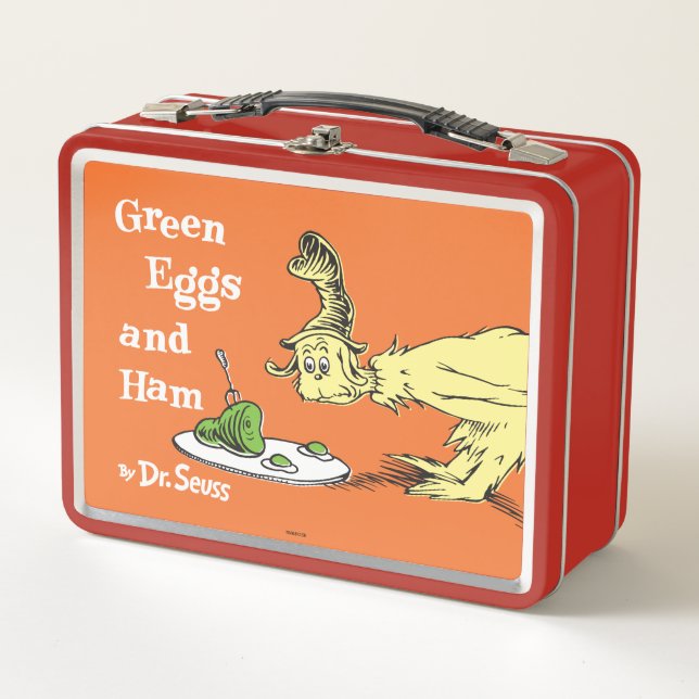Dr. Seuss | Green Eggs and Ham Metal Lunch Box (Front)