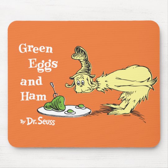 Dr Seuss Green Eggs And Ham Mouse Pad