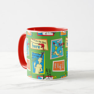 Dr. Seuss Green Eggs and Ham Story Quotes Mug