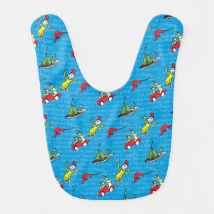 Dr. Seuss Green Eggs And Ham Storybook Pattern Baby Bib