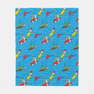 Dr. Seuss Green Eggs And Ham Storybook Pattern Fleece Blanket