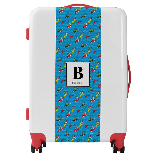 Dr. Seuss | Green Eggs And Ham Storybook Pattern Luggage (Front)