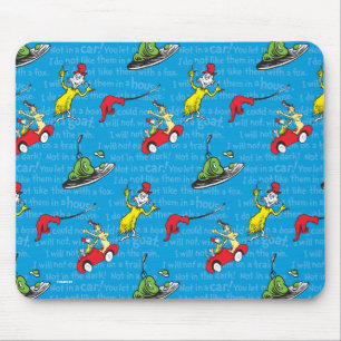 Dr. Seuss Green Eggs And Ham Storybook Pattern Mouse Pad