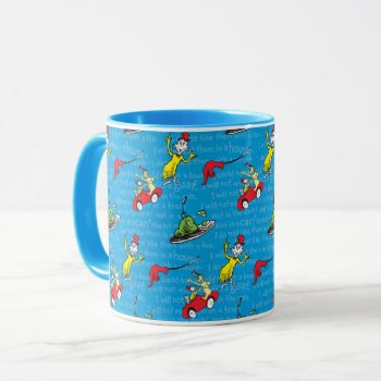 Dr. Seuss | Green Eggs And Ham Storybook Pattern Mug by DrSeussShop at Zazzle