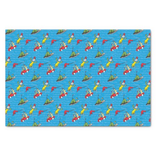 Dr Seuss  Green Eggs And Ham Storybook Pattern Tissue Paper
