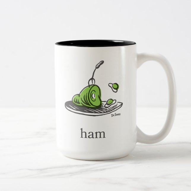 Dr. Seuss | Green Eggs and Ham Two-Tone Coffee Mug (Right)