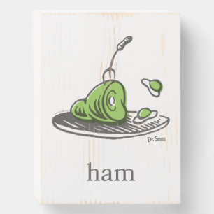 Dr. Seuss Green Eggs and Ham Wooden Box Sign
